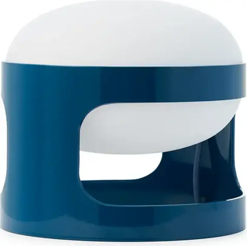 KD28 LED-bordlampe, petrol, høyde 23 cm