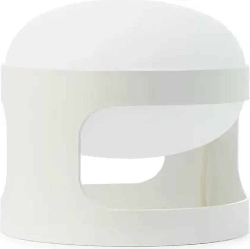 KD28 LED-bordlampe, hvit, høyde 23 cm