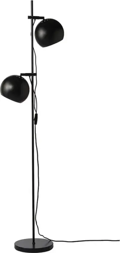 Ball Double Gulvlampe Matt Black