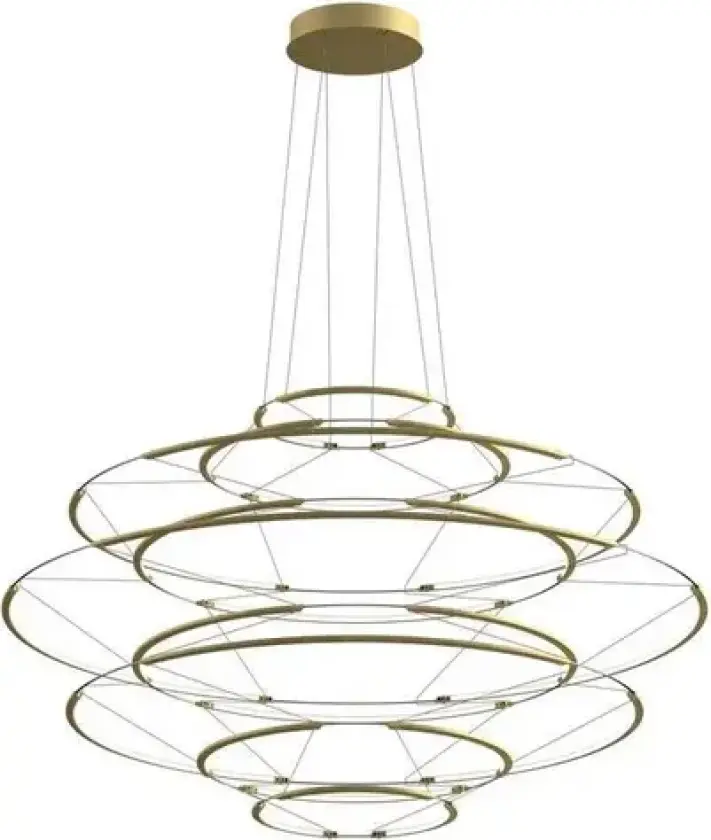 Drop 9 Pendel Satin Gold Lighting
