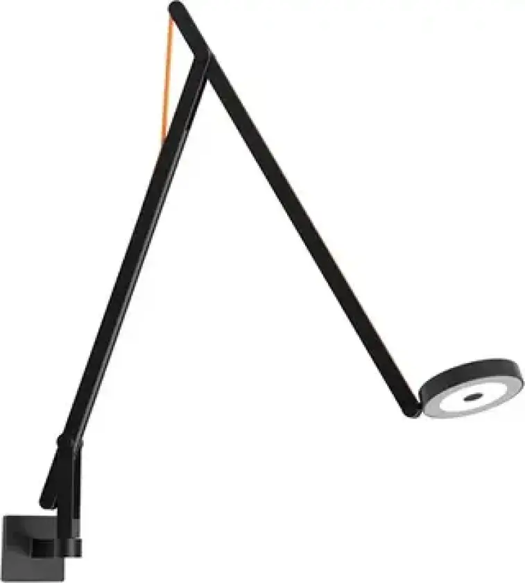 String W1 vegglampe TW matt svart/oransje
