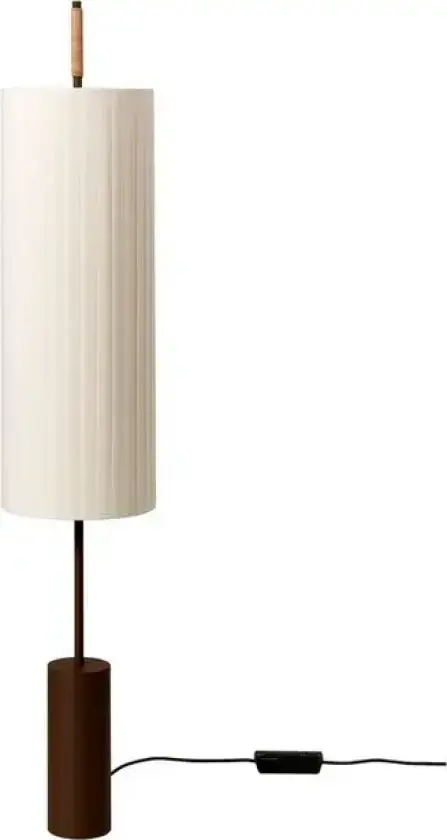 Dórica Gulvlampe Brun/Natural