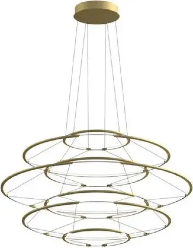 Drop 7 Pendel Satin Gold Lighting