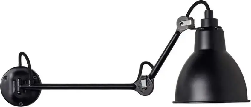 204L40 Vegglampe Svart