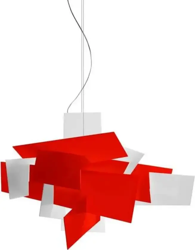 Big Bang LED Pendel Dimmbar Rød