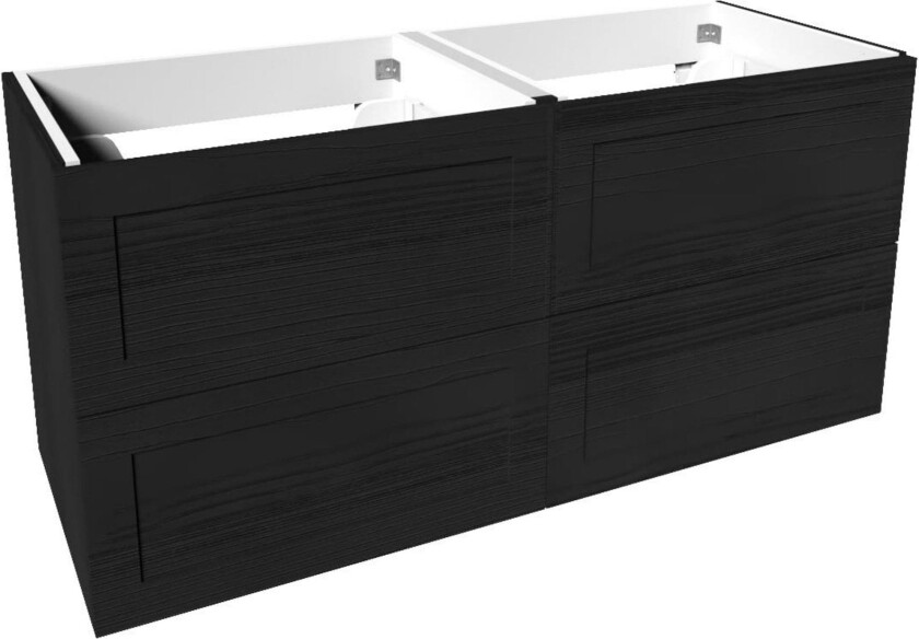 VikingBad Mie Servantskap Ramme - Sort Eik