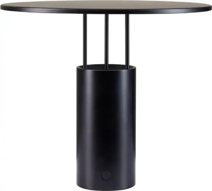 Tempel280 LED-bordlampe, svart, høyde 24,5 cm –