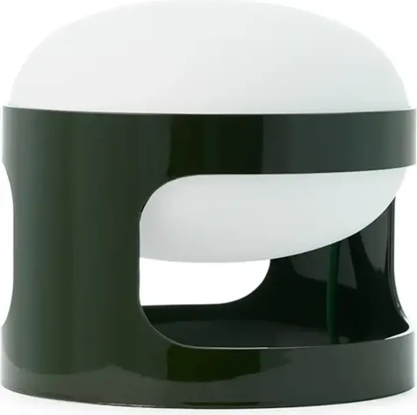 KD28 LED-bordlampe, skoggrønn, høyde 23 cm