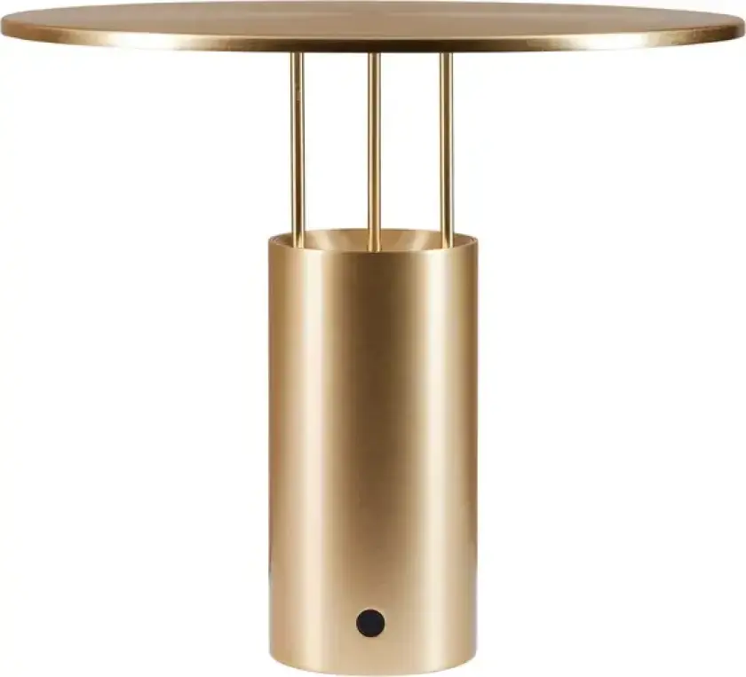 Tempel280 LED-bordlampe, messing, høyde 24,5 cm