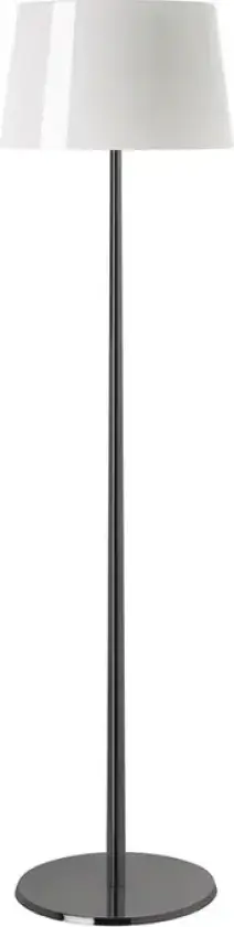 Lumiere XXL Gulvlampe Svart Krom/Hvit