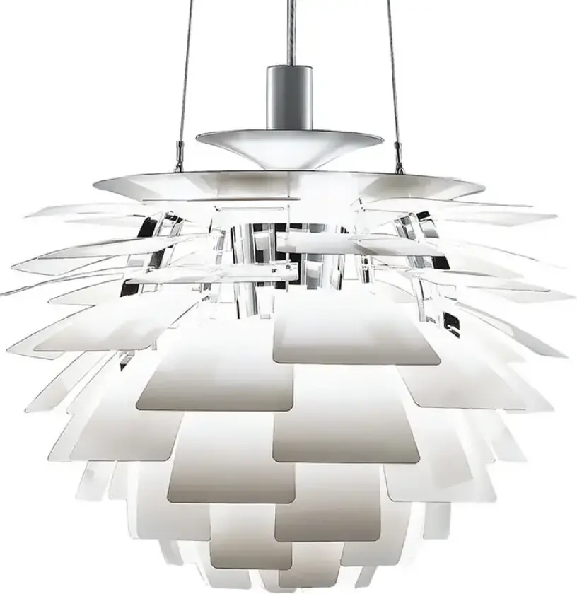 Bilde av PH Artichoke V4 hengelampe, hvit, Ø 60 cm