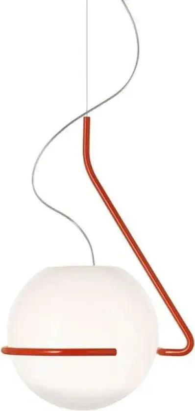 Tonda Pendel Orange/White