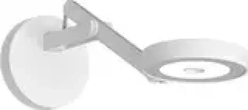 String W0 vegglampe TW matt hvit/sølv