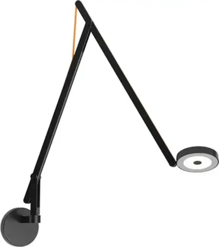 String W2 Vegglampe TW Matt Black/Orange