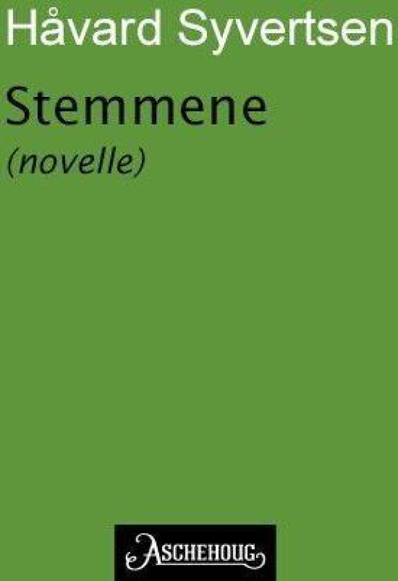 Bilde av Stemmene av Håvard Syvertsen
