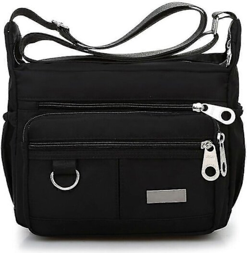 Vanntett Messenger Crossbody-veske for kvinner, skuldervesker med flere lommer, reisevesker for ferier