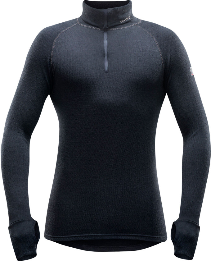 Expedition Zip Neck Herre Black S