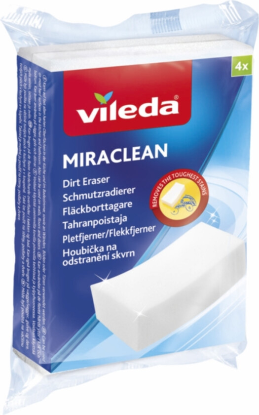 Vileda Miraclean Flekkfjerner Svamp 4stk