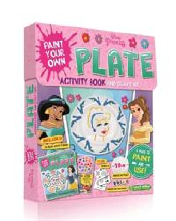 Princess: Paint Your Own Plate Activity Book and Craft Kit