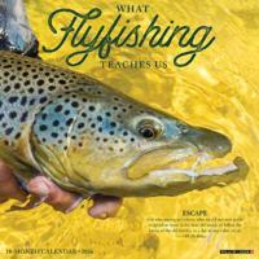 What Fly Fishing Teaches Us 2026 Wall Calendar