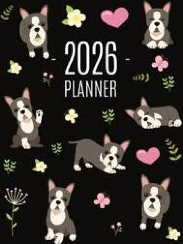Boston Terrier Planner 2026