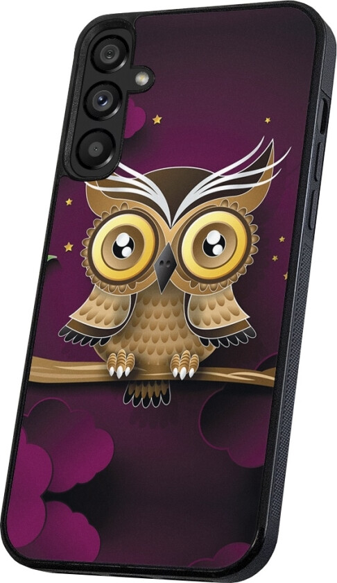 Samsung Galaxy S25 - Deksel/Mobildeksel Lysbrun Ugle