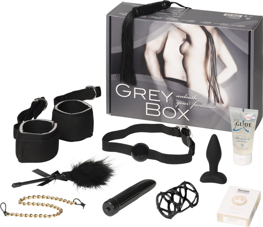 Orion Grey Box Sexleketøyssett - Svart