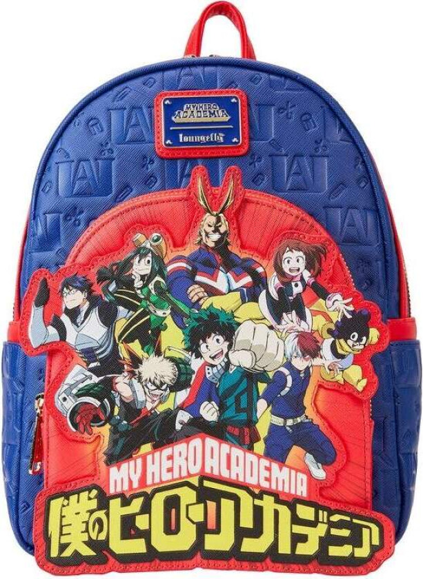 My Hero Academia Group ryggsekk med preget logo, 26 cm