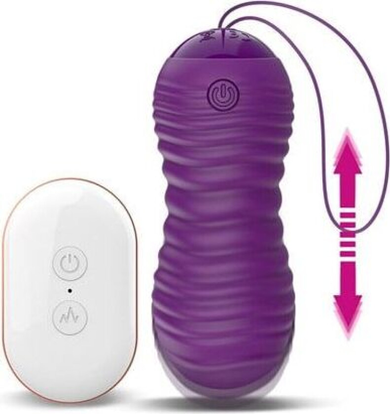Orio Vibrating Up & Down Egg Purple Vibrerende egg