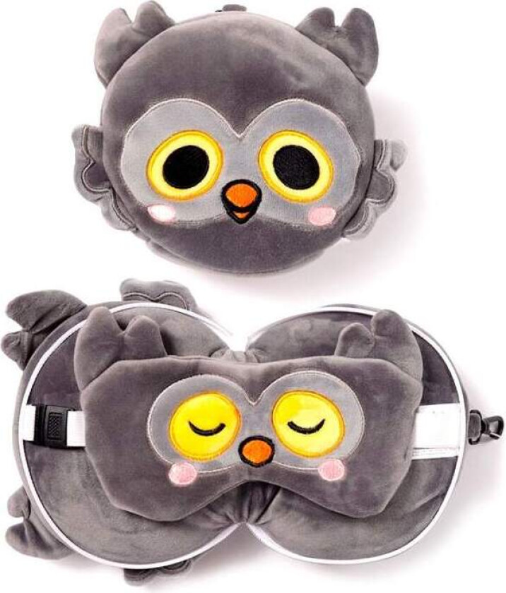 Reisepute og øyemaskesett for komfort og avslapning