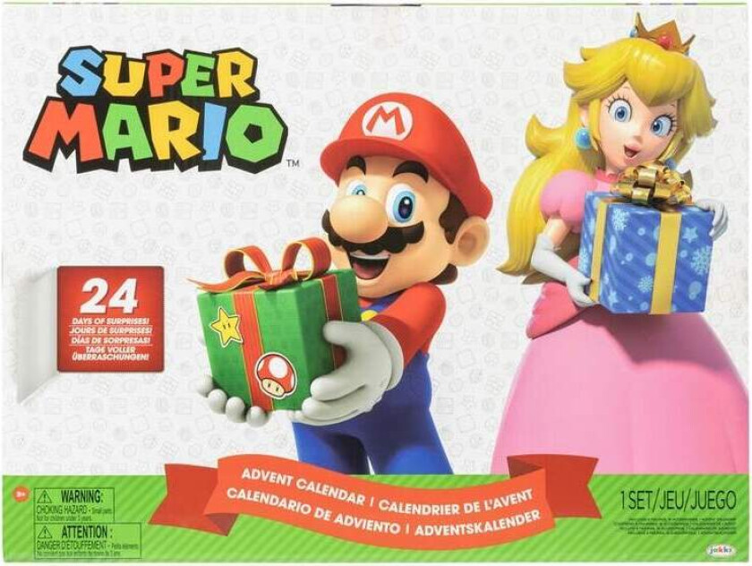Super Mario Bros adventskalender med 24 samleobjekter