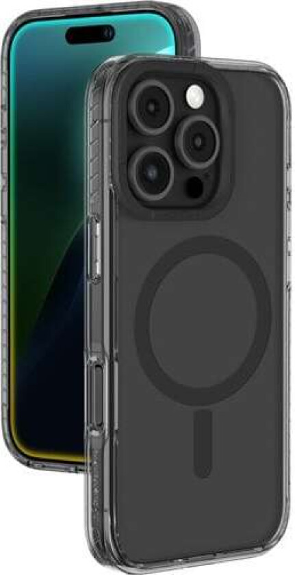 Titan Pro Mag-etui med magnetisk ring for iPhone 16 Pro - Svart
