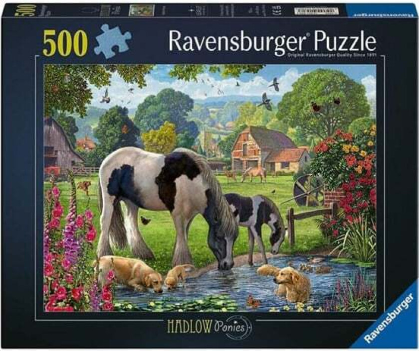 Jigsaw Puzzle Hadlow Ponies - 500 pcs Gulv
