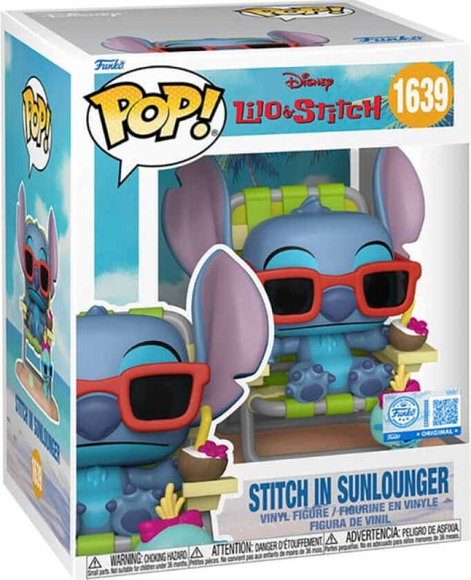 POP Lilo & Stitch actionfigur (Stitch in Lounger)