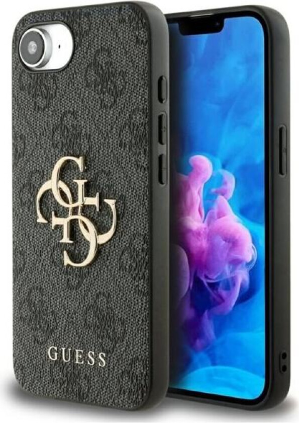 4G Big Logo Case for iPhone 16e - Svart