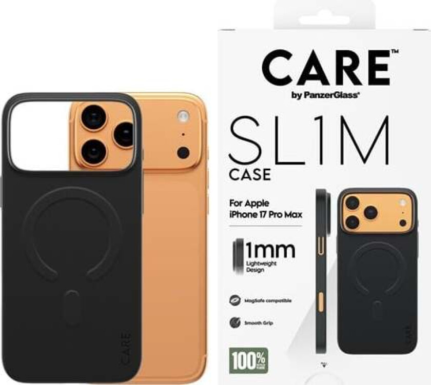 SL1M Case Black w. MagSafe iPhone 17 Pro Max