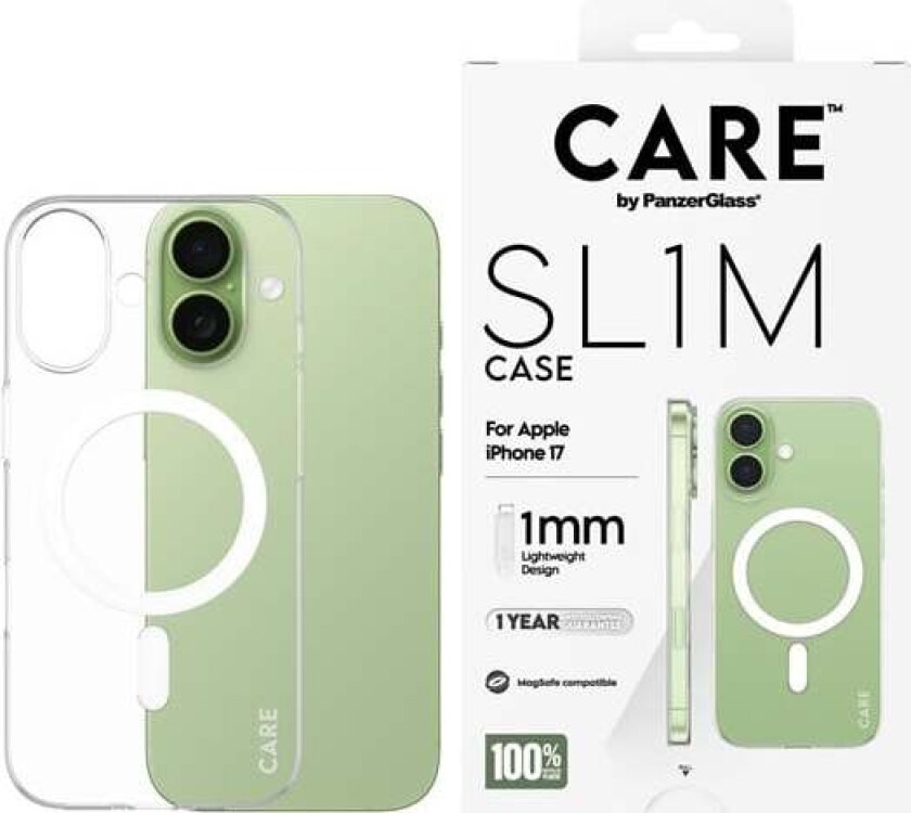SL1M Case Transparent w. MagSafe iPhone 17