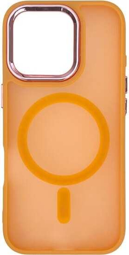 Magnetic Collection MagSafe iPhone 16 Pro-etui - oransje