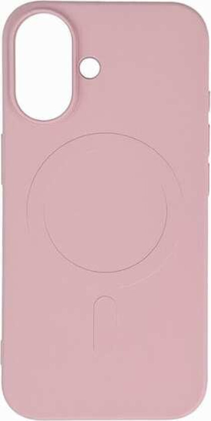 MagSafe-etui i flytende silikon for iPhone 16 Plus - lys rosa