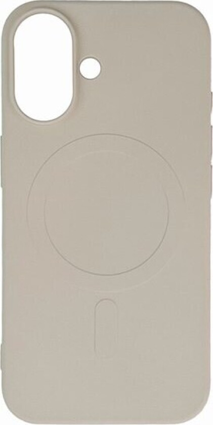 Flytende silikonetui med MagSafe for Samsung Galaxy A36 5G - Beige