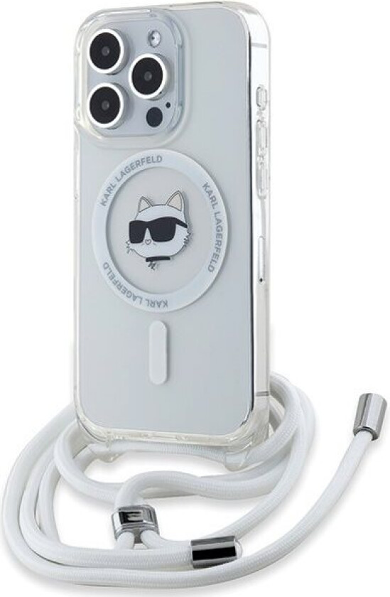 IML Choupette Head & Cord MagSafe-etui for iPhone 15 Pro - gjennomsiktig