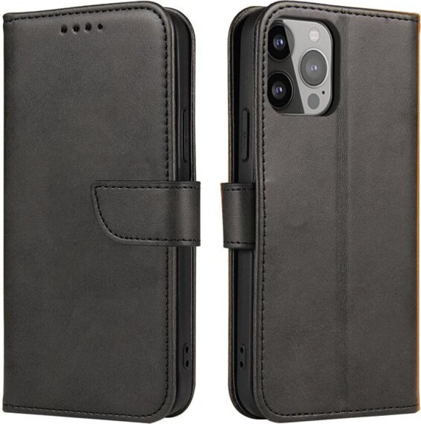 Magnet Etui for Realme 10 Pro-deksel med flip lommebokstativ svart