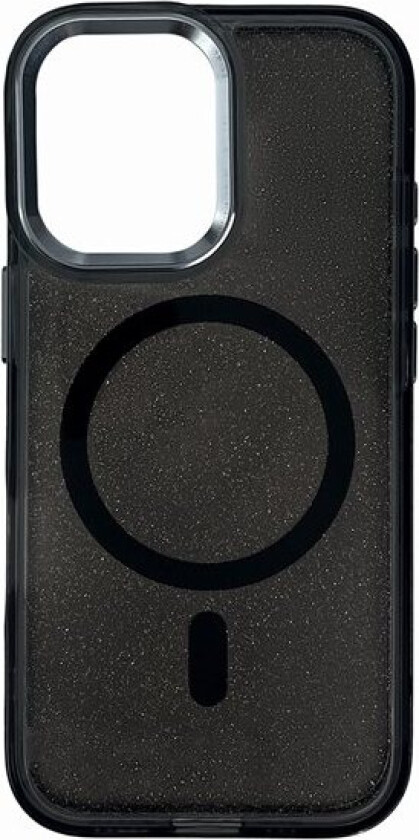 Glitter-etui MagSafe Samsung Galaxy S25 Svart