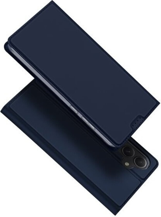 Skin Pro-etui for Samsung A35 5G med klaff - blå