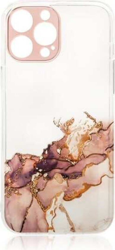 Marmorveske for Xiaomi Redmi Note 11 Gel Cover Marble Brown