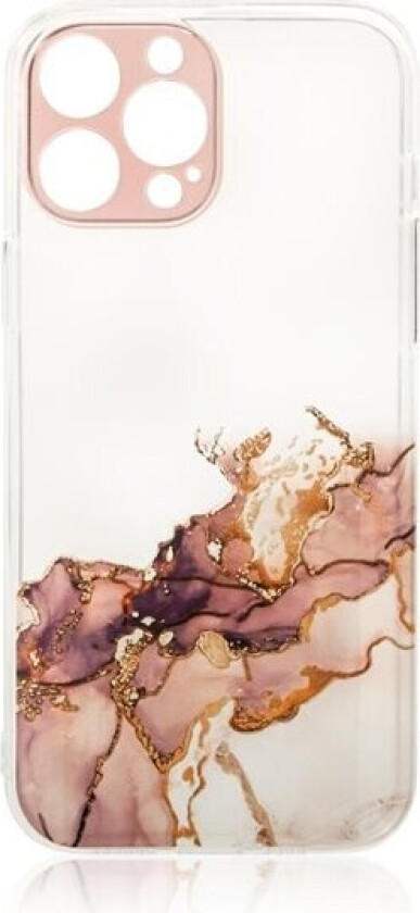 Marmordeksel for Samsung Galaxy A12 5G Gel-deksel Marmorbrun