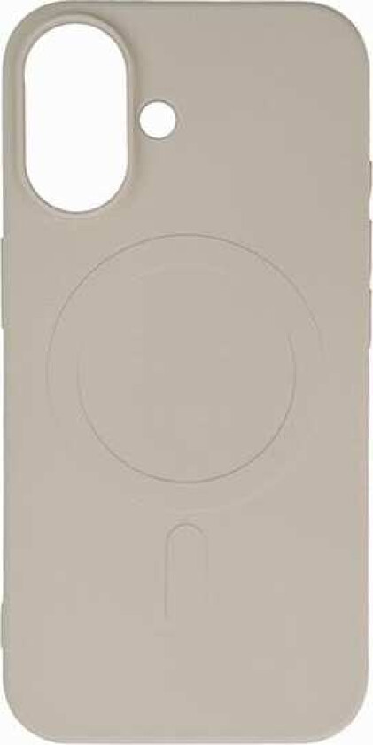 MagSafe-etui i flytende silikon for iPhone 16 - beige