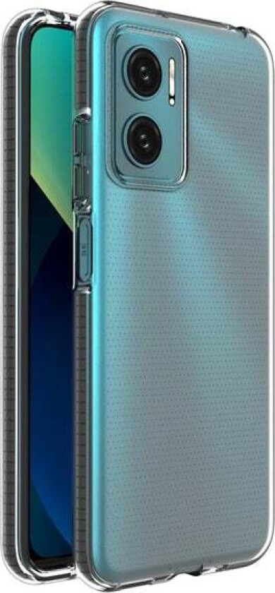 Vårdeksel gel TPU-deksel med farget ramme for Xiaomi Redmi 10 svart