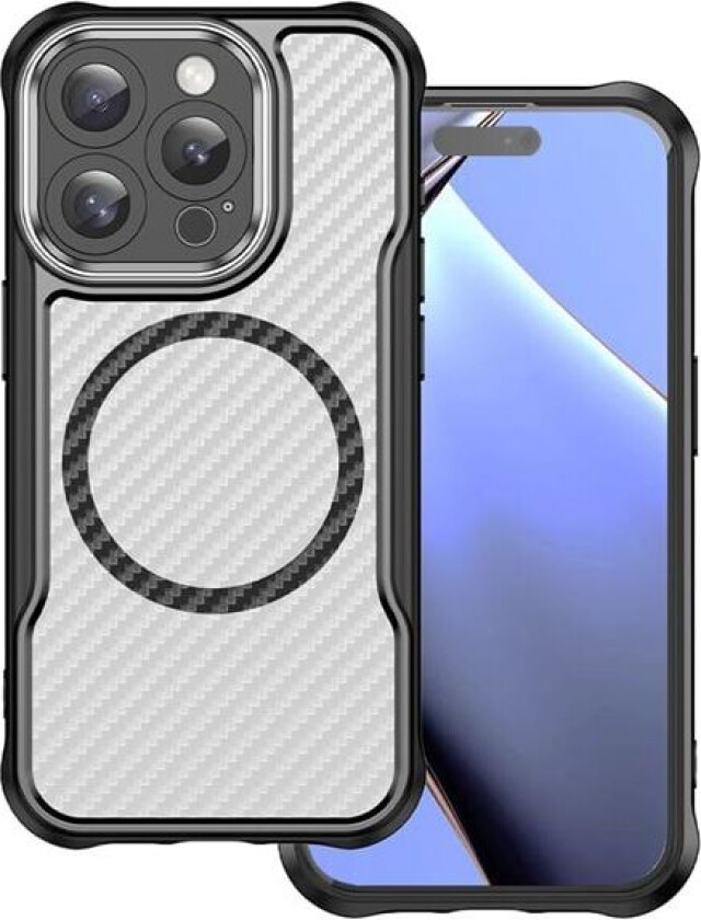 Beskyttelsesdeksel med MagSafe for iPhone 16 Pro - Svart