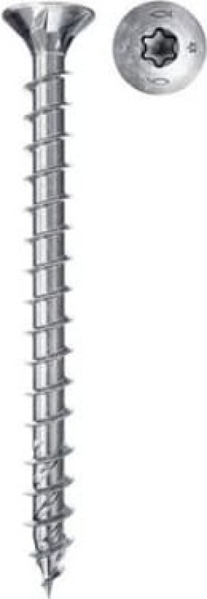 Fischertechnik Fischer Power-Fast II 670015 Spånpladeskruer 3 mm 35 mm Invendig sekskant, Indvendig multitand, TX, Torx, T-profil Stål Galvaniseret 200 stk